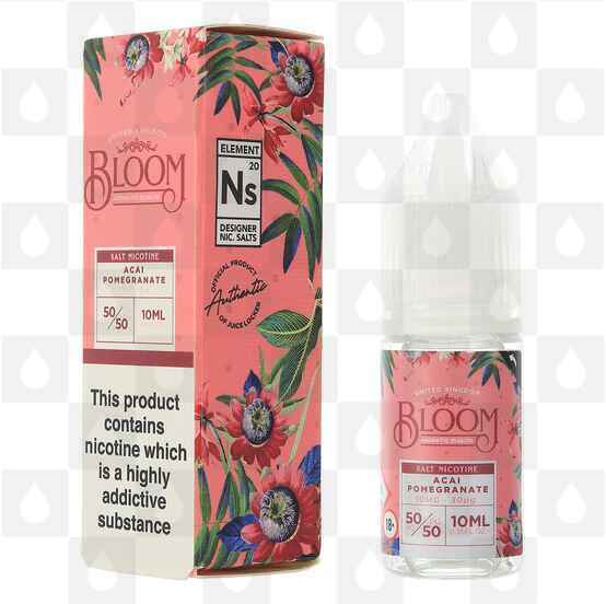 Acai Pomegranate Nic Salt by Bloom E Liquid | 10ml Bottles, Nicotine Strength: NS 20mg, Size: 10ml (1x10ml)