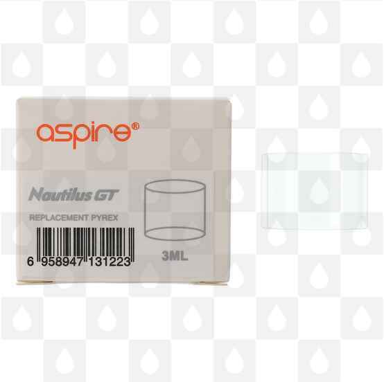 Aspire Nautilus GT Replacement Glass, Size: 3ml Straight Glass
