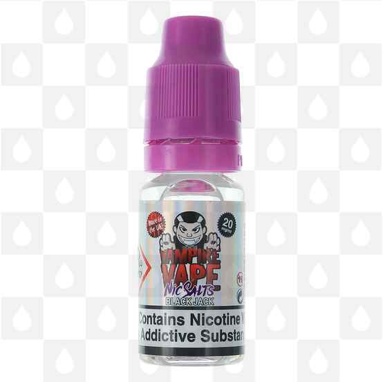 Black Jack Nic Salts by Vampire Vape E Liquid | 10ml Bottles, Nicotine Strength: NS 20mg, Size: 10ml (1x10ml)