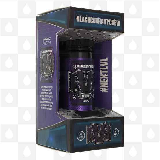 Blackcurrant Chew by LVL E Liquid | 100ml Short Fill, Strength & Size: 0mg • 100ml (120ml Bottle) - Out Of Date