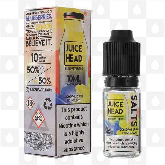 Blueberry Lemon Nic Salts by Juice Head E Liquid | 10ml Bottles, Nicotine Strength: NS 20mg, Size: 10ml (1x10ml)