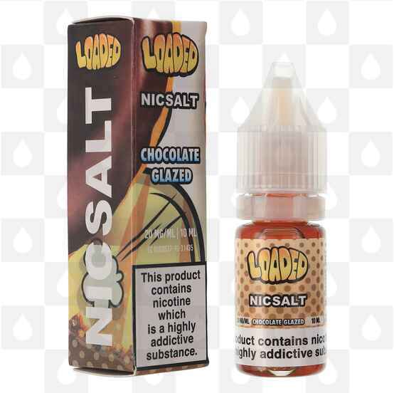 Chocolate Glazed Donuts Nic Salt by Loaded E Liquid | 10ml Bottles, Strength & Size: 20mg • 10ml • Out Of Date
