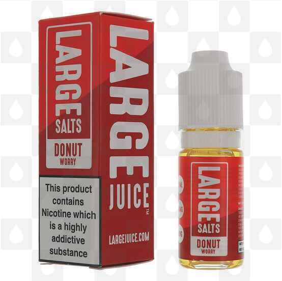 Donut Worry by Large Salts E Liquid | 10ml Bottles, Nicotine Strength: NS 20mg, Size: 10ml (1x10ml)