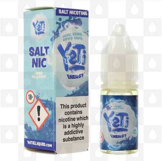 Energy Nic Salt by Yeti E Liquid | 10ml Bottles, Nicotine Strength: NS 20mg, Size: 10ml (1x10ml)