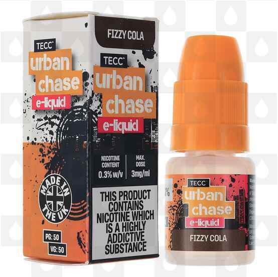 Fizzy Cola by Urban Chase E Liquid 10ml Bottles, Strength & Size: 03mg • 10ml