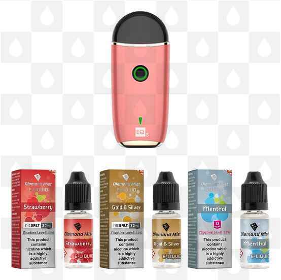 Innokin EQs Pod Kit, Selected Colour: Pink Juice Bundle