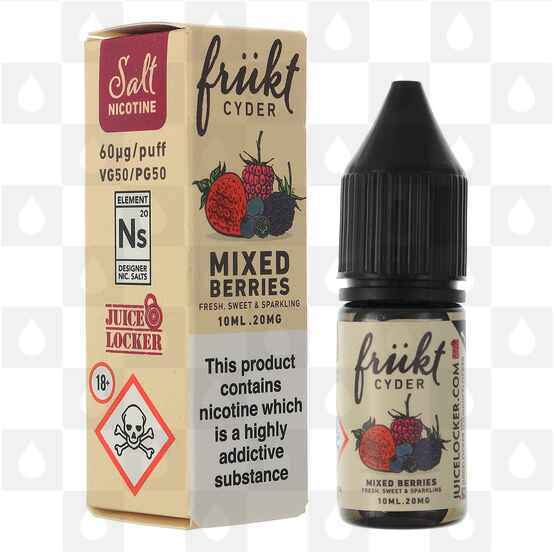 Mixed Berries Nic Salt by Frukt Cyder E Liquid | 10ml Bottles, Nicotine Strength: NS 10mg, Size: 10ml (1x10ml)