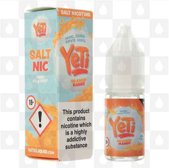 Orange Mango Nic Salt by Yeti E Liquid | 10ml Bottles, Nicotine Strength: NS 20mg, Size: 10ml (1x10ml)