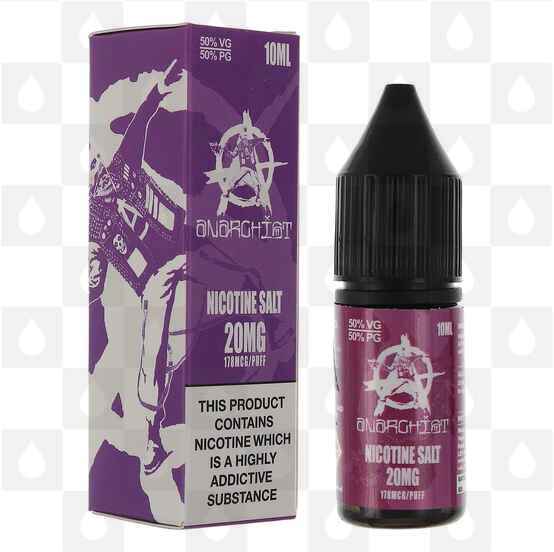 Purple Nic Salt by Anarchist E Liquid | 10ml Bottles, Strength & Size: 10mg • 10ml • Out Of Date
