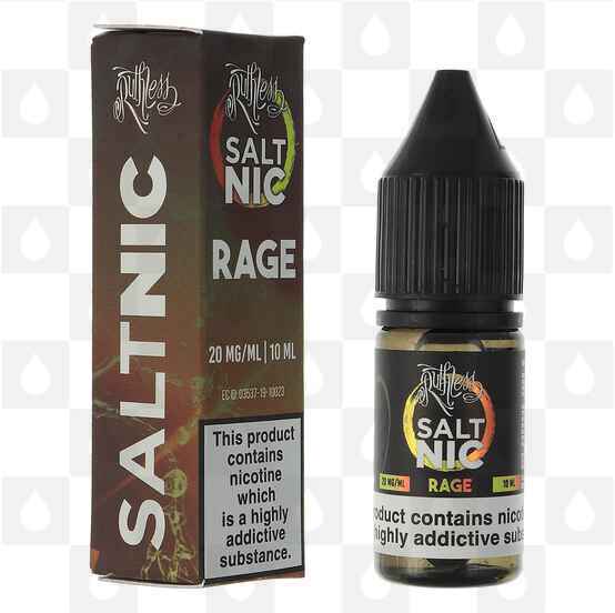 Rage Nic Salt by Ruthless E Liquid | 10ml Bottles, Nicotine Strength: NS 10mg, Size: 10ml (1x10ml)