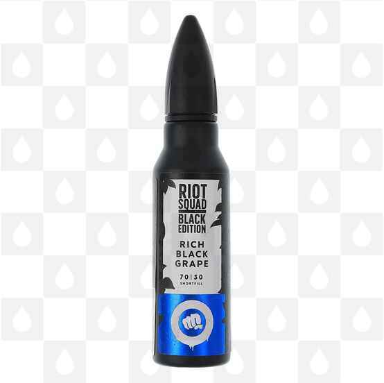 Rich Black Grape | Black Edition By Riot Squad E Liquid | 100ml Short Fill, Strength & Size: 0mg • 50ml (60ml Bottle)