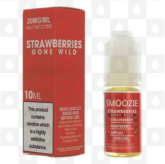 Strawberries Gone Wild Nic Salt 20mg by Smoozie E Liquid | 10ml Bottles