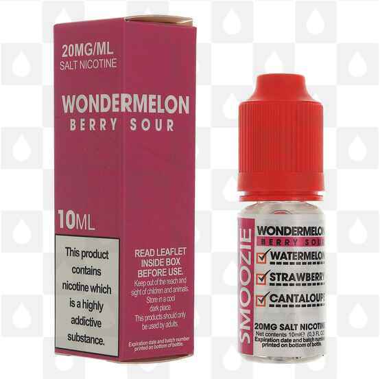 Wondermelon Berry Sour Nic Salt 20mg by Smoozie E Liquid | 10ml Bottles