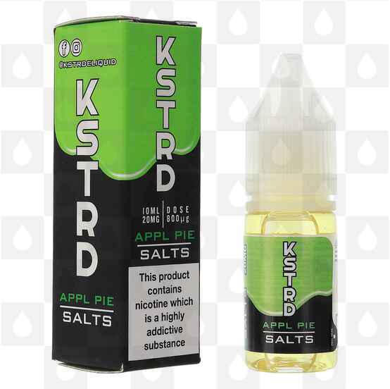 Apple Pie & Custard Salts by KSTRD E Liquid | 10ml Bottles, Nicotine Strength: NS 10mg, Size: 10ml (1x10ml)
