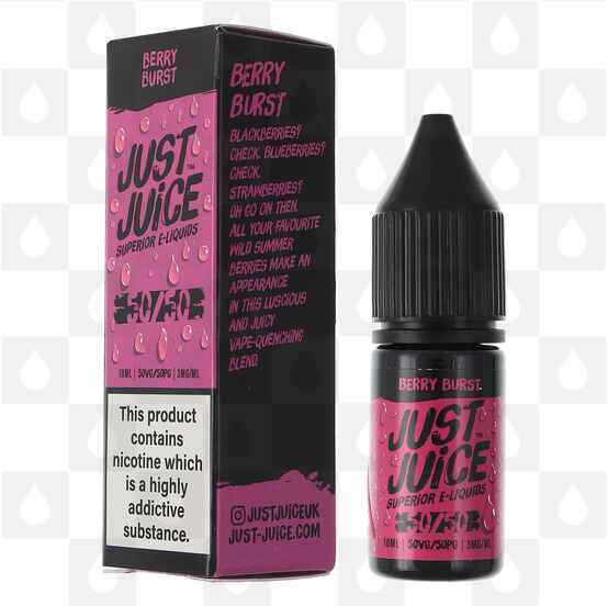 Berry Burst by 50/50 | Just Juice E Liquid | 10ml Bottles, Nicotine Strength: 12mg, Size: 10ml (1x10ml)