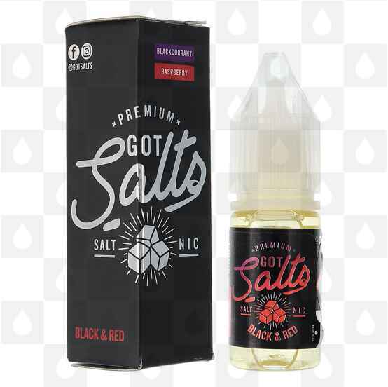 Black & Red Nic Salt by Got Salts E Liquid | 10ml Bottles, Nicotine Strength: NS 10mg, Size: 10ml (1x10ml)
