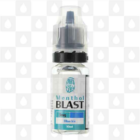 Blue Ice | Menthol Blast by Ohm Brew Nic Salt E Liquid | 10ml Bottles, Nicotine Strength: NS 3mg, Size: 10ml (1x10ml)