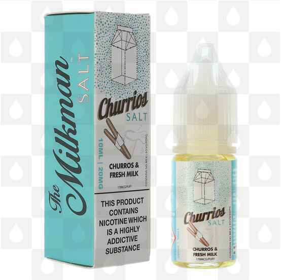 Churrios Salt by The Milkman E Liquid | 10ml Bottles, Nicotine Strength: NS 10mg, Size: 10ml (1x10ml)