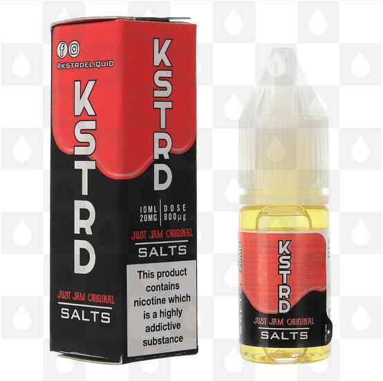 Just Jam Original Custard Salts by KSTRD E Liquid | 10ml Bottles, Nicotine Strength: NS 20mg, Size: 10ml (1x10ml)