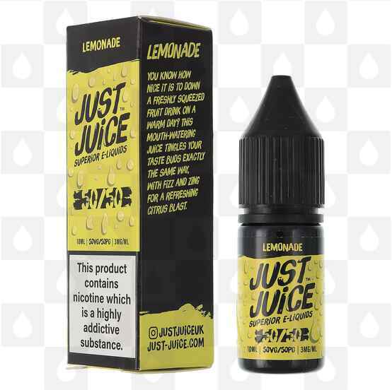 Lemonade by 50/50 | Just Juice E Liquid | 10ml Bottles, Nicotine Strength: 12mg, Size: 10ml (1x10ml)