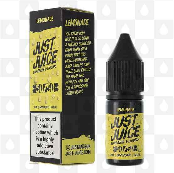 Lemonade by 50/50 | Just Juice E Liquid | 10ml Bottles, Nicotine Strength: 6mg, Size: 10ml (1x10ml)