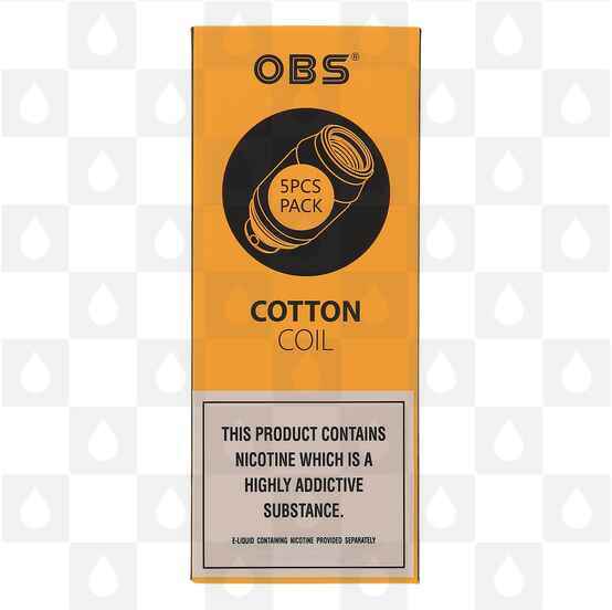 OBS Cube Mini Cotton Coils, Ohms: N1 1.2 Ohm