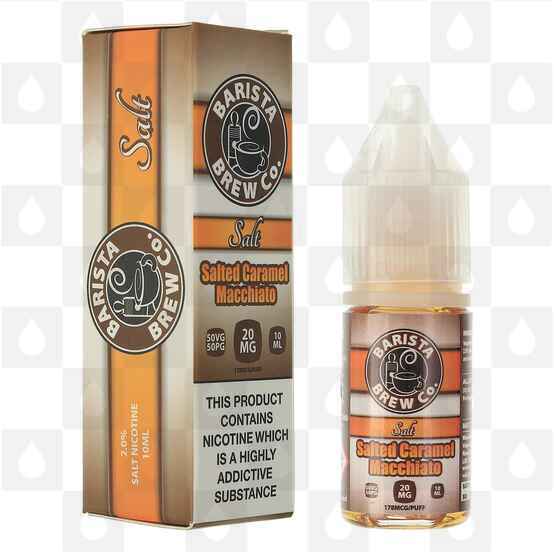 Salted Caramel Macchiato Salt by Barista Brew Co E Liquid | 10ml Bottles, Nicotine Strength: NS 20mg, Size: 10ml (1x10ml)