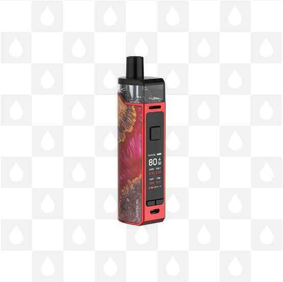 Smok RPM80 Kit, Selected Colour: Red Stabilizing Wood