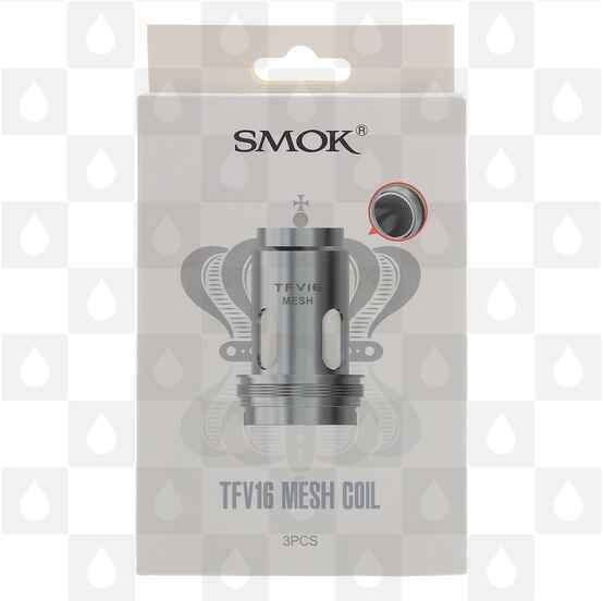 Smok TFV16 Replacement Coils, Ohms: 3 x Mesh 0.17 Ohm coils (120W)