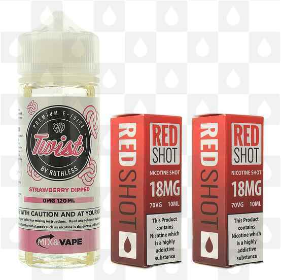 Strawberry Dipped by Twist | Ruthless E Liquid | 100ml Short Fill