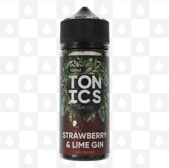 Strawberry & Lime Gin by Tonics Vape Co E Liquid | 50ml & 100ml Short Fill, Size: 100ml (120ml Bottle)