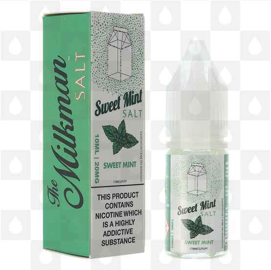 Sweet Mint Salt by The Milkman E Liquid | 10ml Bottles, Nicotine Strength: NS 10mg, Size: 10ml (1x10ml)