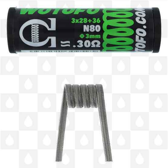 Wotofo Pre-made Coils | Alien Wire, Coil Type: 0.3 Ohm Each Coil