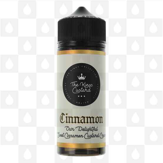 Cinnamon Custard by The Kings Custard - 50ml & 100ml Shortfill, Size: 100ml (120ml Bottle)