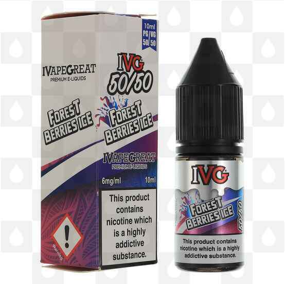 Forest Berry Ice 50/50 by IVG E Liquid | 10ml Bottles, Strength & Size: 18mg • 10ml