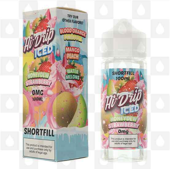 Honeydew Strawberry Iced by Hi Drip E Liquid | 100ml Short Fill