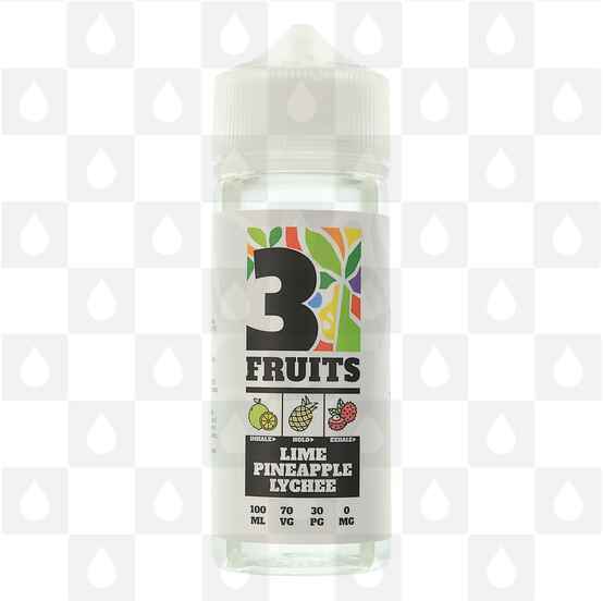 Lime Pineapple Lychee by 3 Fruits E Liquid | 100ml Short Fill