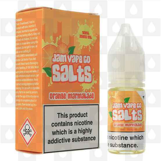 Orange Marmalade Nic Salt by Jam Vape Co E Liquid | 10ml Bottles, Strength & Size: 20mg • 10ml • Out Of Date
