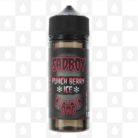Punch Berry Ice | Ice Fruit Line by Sadboy E Liquid | 100ml Short Fill, Strength & Size: 0mg • 100ml (120ml Bottle)