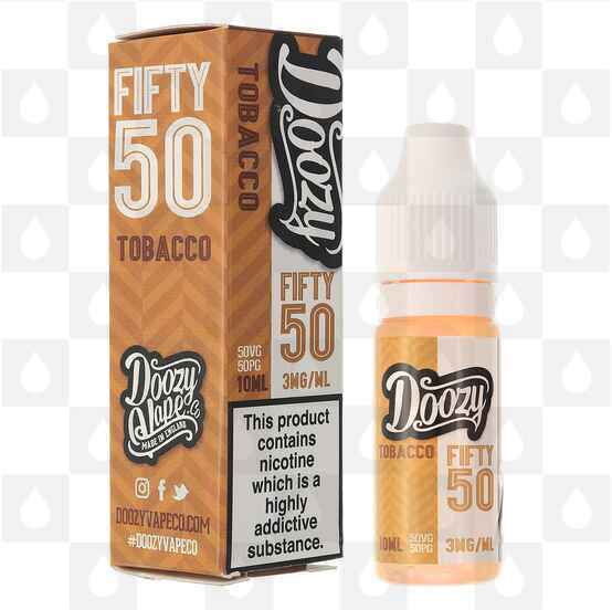 Tobacco by Doozy Fifty/50 E Liquid | 10ml Bottles, Strength & Size: 12mg • 10ml