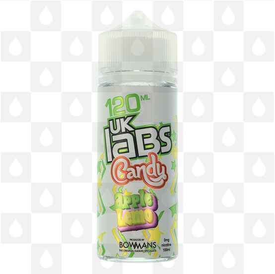 Apple Lemo | Candy by UK Labs E Liquid | 100ml Short Fill, Strength & Size: 0mg • 100ml (120ml Bottle) - Out Of Date