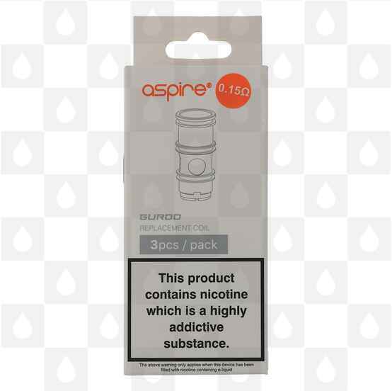Aspire Guroo Replacement Coils, Ohms: Guroo Mesh Coils 0.15 Ohm (60-70W)