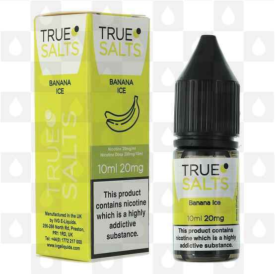 Banana Ice by True Salts E Liquid | 10ml Bottles, Nicotine Strength: NS 20mg, Size: 10ml