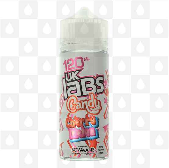 Cherry Melon | Candy by UK Labs E Liquid | 100ml Short Fill, Strength & Size: 0mg • 100ml (120ml Bottle)