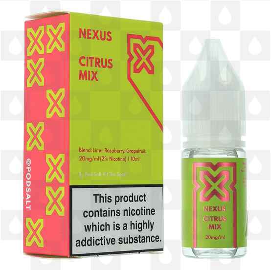 Citrus Mix Nic Salt by Nexus E Liquid | 10ml Bottles, Nicotine Strength: NS 5mg, Size: 10ml