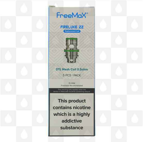 Freemax Fireluke 22 Coils, Ohms: Fireluke 22 0.5 Ohm Mesh coil (15-30W)