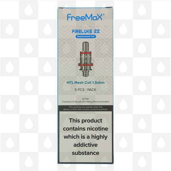 Freemax Fireluke 22 Coils, Ohms: Fireluke 22 1.5 Ohm Mesh coil (8-12W)