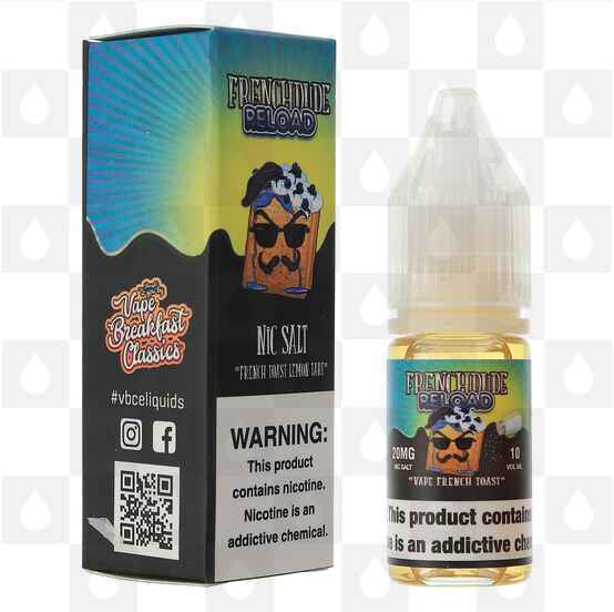 French Dude Reload Nic Salt by Vape Breakfast Classics E Liquid | 10ml Bottles, Strength & Size: 20mg • 10ml • Out Of Date