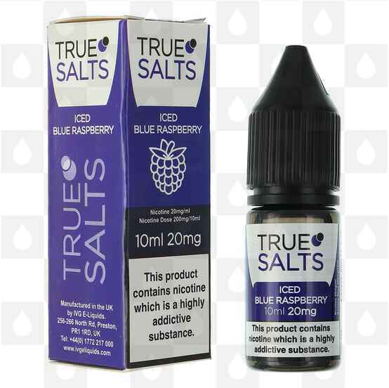 Iced Blue Raspberry by True Salts E Liquid | 10ml Bottles, Strength & Size: 20mg • 10ml