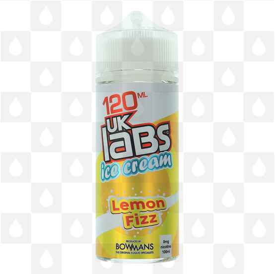 Lemon Fizz | Ice Cream by UK Labs E Liquid | 100ml Short Fill